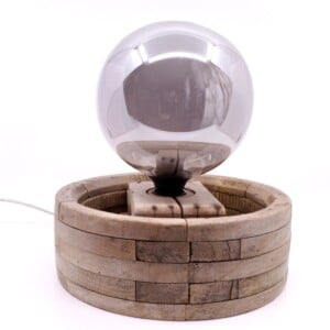 Lamp - Houten Wiel