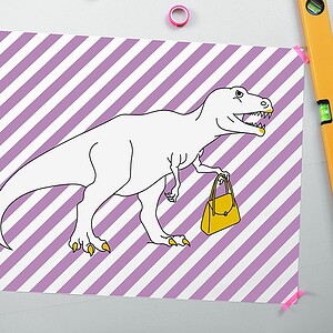 Deftige T-rex poster