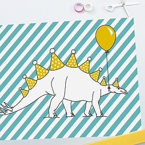 Feest mee met de Stegosaurus Poster