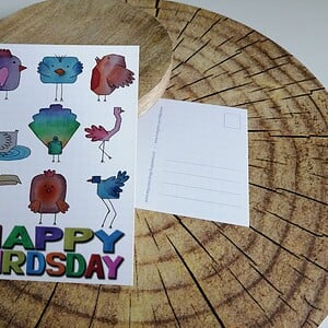 Kaart Happy Birdsday