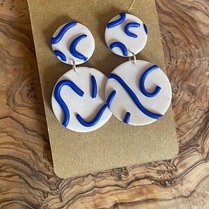 Oorbellen | Koninklijk blauw