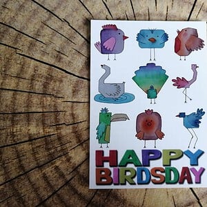 Kaart Happy Birdsday