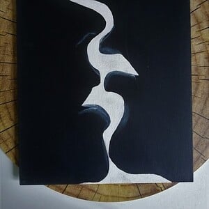 Schilderij Zoen