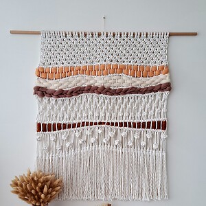 Macrame wandkleed Oranje