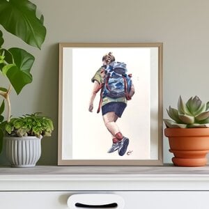 Alternative view of Aquarel: Let's walk!