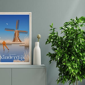 Alternative view of Print Kinderdijk - A4, 30x40cm