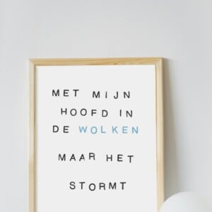 Wolken print