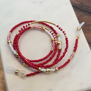 Brillenkoordje lovely red