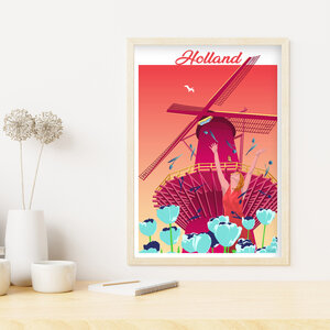 Print Dutch Windmill - A4, 30x40cm