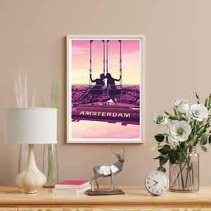 Alternative view of Print Amsterdam, A'DAM Tower - A4, 30x40cm