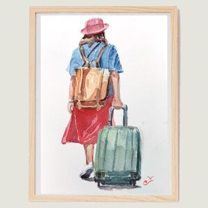 Aquarel A5 Enjoy your journey!