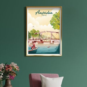 Print Amsterdam Magere Brug - A4, 30x40cm