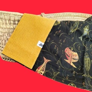 Wiegdeken Yared24101 yellow multicolour
