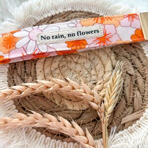 Sleutelhanger - no rain no flowers