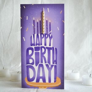Happy birthday kaart