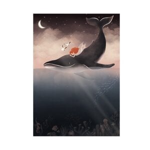 Poster - The little girl & the whale