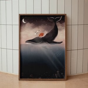 Poster - The little girl & the whale