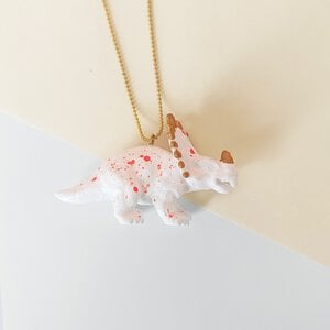 Arty tricratops toy ketting