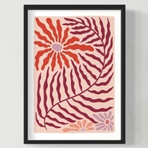 Serene Flora Art Print