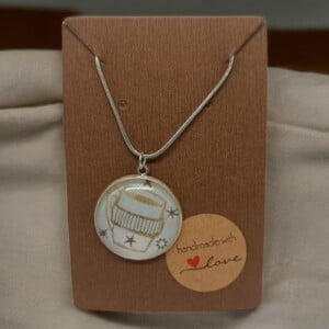 Slangen Ketting met Rond Hanger