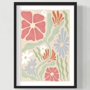 Soft Floral Bouquet Art Print