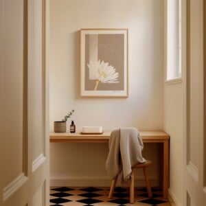 Geboortebloem April Madelief Fine Art Print