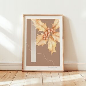 Geboortebloem December Hulst Fine Art Print