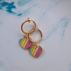 Clipoorbellen Regenbooghartjes