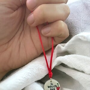 Handgemaakte  Porselein - Ketting - il Dolce far Niente Rood
