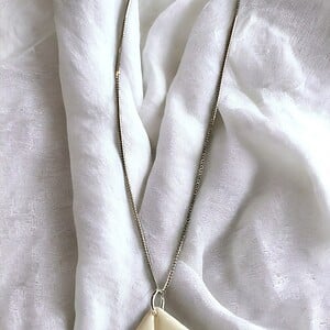 Handgemaakte  Porselein - Ketting - liefdespost