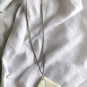 Handgemaakte  Porselein - Ketting - liefdespost