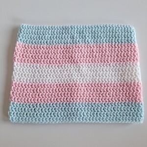 Gehaakte muts | Transgender vlag