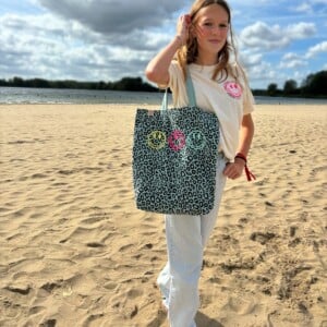 Bag - leopard smileys