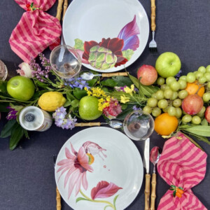 Botanical Wonders - Set van 4 dinerborden