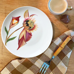 Botanical Wonders - Set van 4 ontbijtborden