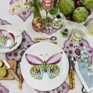 Farfalla - Piatti Maxi- Set van 4 maxi borden