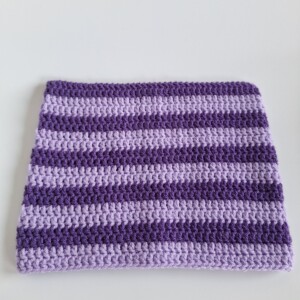 Gehaakte muts 'Purple & Lilac'