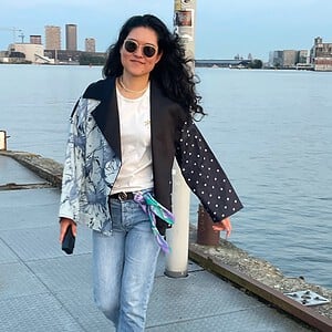 Kimono Denim Patchwork Spray