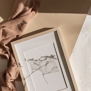 Kunstkaart Botanische Inkttekening A5 Set van 3 Art Print