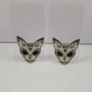 Suiker schedel kat magneet