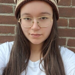 Gehaakte muts 'Brown & tan'