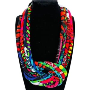 Keffi ketting roze rood tint