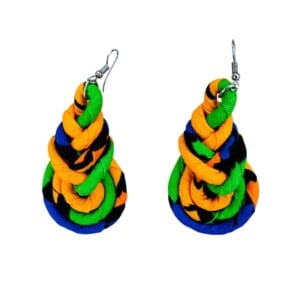 Knoop Oorbellen Geel