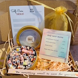 Selfcare jar Adults ~ Brievenbus box~