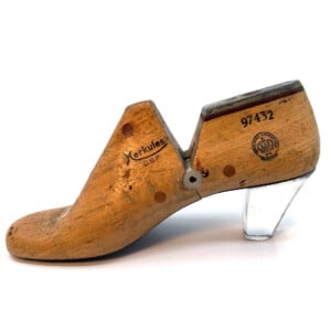 Vintage schoenleest met hak | dames model | Tanja
