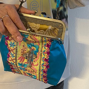 Vintage schoudertas in Indiaanse style.