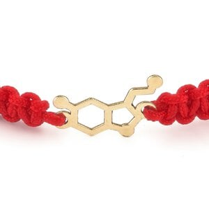 14 karaat geelgoud Gelukshormoon serotonine armband