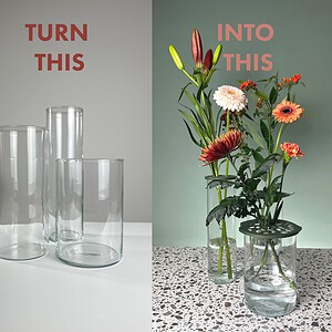 3-Delige Bloemhouder Set voor IKEA Cylinder Vazen