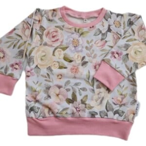 Trui- sweatshirt- bloemen