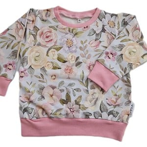 Trui- sweatshirt- bloemen